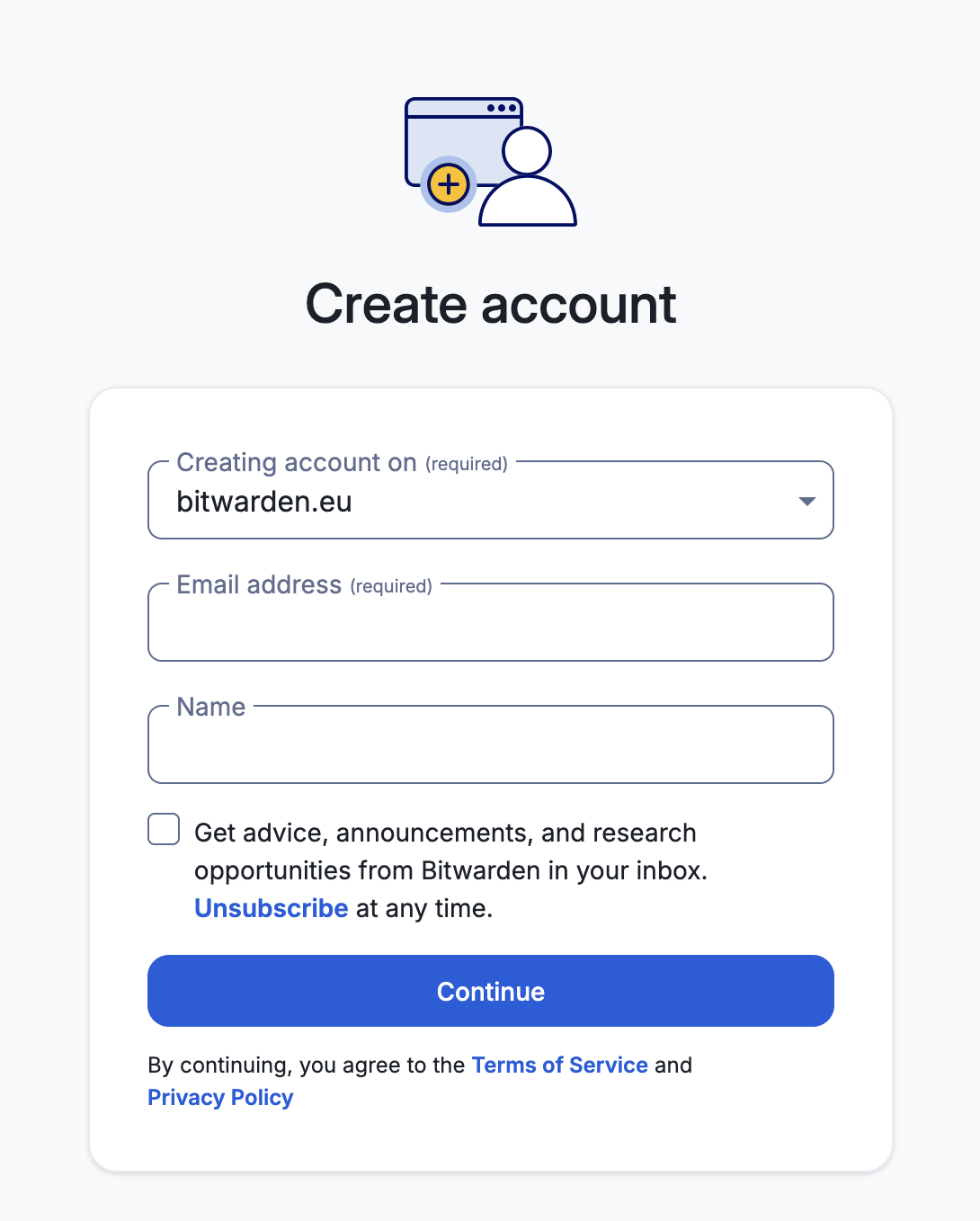bitwarden-create-account